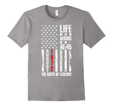 45th Birthday Gift 45 Years Old Born in August 1972 T-Shirt
