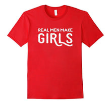 Mens New Baby Real Men Make Girls Men's T Shirt Gift Shower Dad