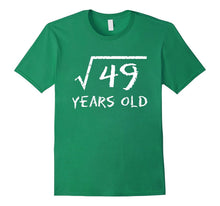 Square Root of 49: 7th Birthday 7 Years Old T-Shirt