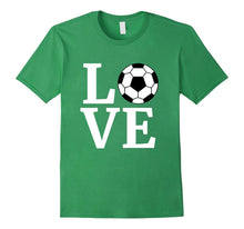 I Love Soccer T-Shirt Game Player Ball Tee for Mom Dad Kids