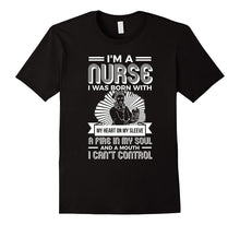 I'm a Nurse I Was Born With a Heart on My Sleeve T-Shirt RN