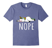 Nope Not Today T-Shirt Funny Tired & Lazy Unicorn Tee