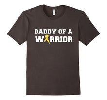 Mens Daddy of a Warrior - Childhood Cancer Awareness T-Shirt