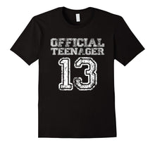 Official Teenager T Shirt - Funny 13th Birthday Girls Boys