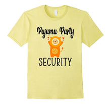 Pajama Party Security Lion Fun T Shirt