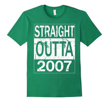 Straight Outta 2007 T-Shirt Funny 2017 Birthday Kid Tee Gift