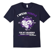 I Wear Purple for My Grandma - Pancreatic Cancer T-Shirt