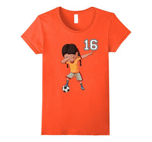 #16 Soccer Shirt Girls Funny Dabbing Dab Dance Soccer Ball