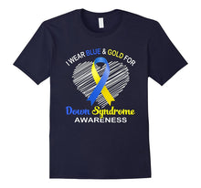 I Wear Blue and Yellow for Down Syndrome Awareness Shirt