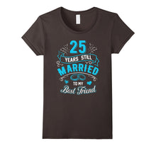 25th Wedding Anniversary T-Shirt 25 Years Still Married 1992
