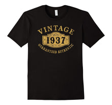 1937 Authentic 80 Years Old 80th B-Day Birthday Gift T-Shirt