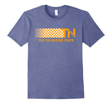 Tennessee State Shirt TN White Orange Checkerboard Tee