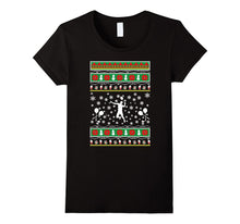 Badminton Ugly Christmas Sweater Style Gift Tshirt