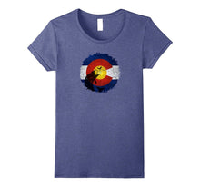 Colorado Flag T-Shirt With Fly Fishing Design