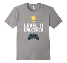 11th Birthday Shirt Gift 11 Year Old Level Up Gamer Tshirt