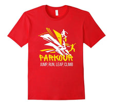 Parkour T-Shirt - Jump, Run, Leap, Climb