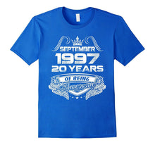 20th Birthday Gift 20 Year Old Bday September 1997