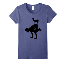 Cute Original Goat Yoga T-Shirt - Goat and Crow Pose Tee