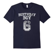6th Birthday Sports Jersey T Shirt - 6 Year Old Boy Tee