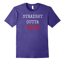 No Hair Shirt - Bald Shirt Straight Outta Hair Sarcastic Tee