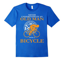 Never Underestimate an Old Man With a Bicycle T-Shirt