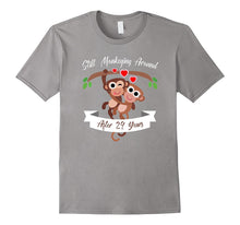 29th Wedding Anniversary T-Shirt Funny Monkey Couple Tee