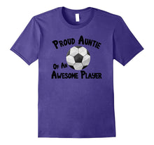 Soccer T-Shirt Proud Auntie of an Awesome Player Shirt