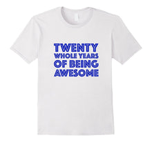 20th Birthday Shirt Gift Men Age 20 Year Old Mens Tshirt Boy