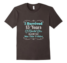 13th Thirteenth Wedding Anniversary Gift Shirt Marriage Wife