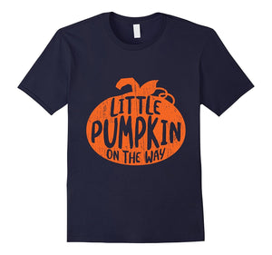 'Little Pumpkin on the Way ' Maternity Halloween Gift Shirt