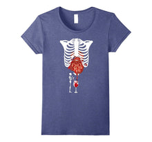 Funny Skeleton T-Shirt Scary Halloween Costumes Gift Adults