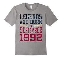 Legends Born in September 1992 - 25th Gift 25 Yrs Years Old