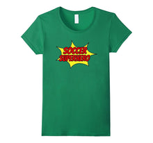 SOCCER SUPERHERO Funny Cool Halloween Costume Sports T-Shirt
