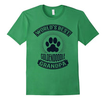 Mens World's Best Goldendoodle Grandpa T-Shirt