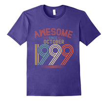 Awesome Since October 1999 Funny T-Shirt 18th Birthday Tee