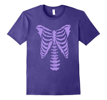 Skeleton Halloween Costume Halloween T-Shirt (Light Purple)