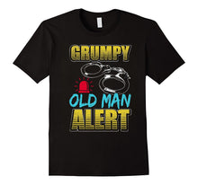 Mens "Grumpy Old Man Alert" Funny Dad Grandpa Gift T Shirt