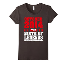 3rd Birthday Gift Toddler 3 Years Old Born 2014 October Tee