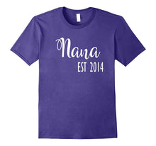 New Nana Established 2014 Grandbaby T-Shirt