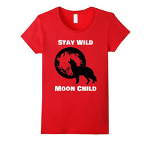Stay Wild Moon Child Wold T-Shirt - Wolf Lovers Tee