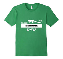Proud Beardie Dad Bearded Dragon T-Shirt