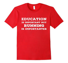 Joke Running T Shirts. Gifts for Runners Learn to Run.