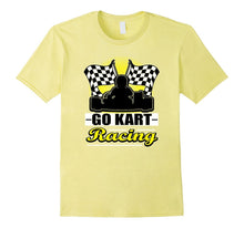 Go Kart Racing Funny Yellow Silhouette T-Shirt