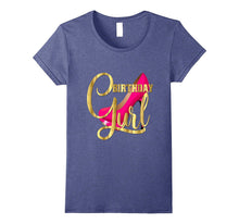 Birthday Gurl Shirt Gift Gold  Black Girl Magic Pink Shoe