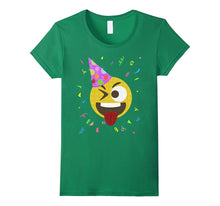 Silly Face Emoji Birthday Party Shirt - Glitter Emoji Shirt