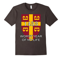 1453 Worst Year of My Life T-Shirt - Byzantine Flag Tee