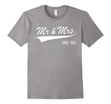 35th Wedding Anniversary Gift Mr and Mrs Since 1982 Tshirt