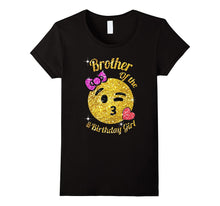 Emoji Brother of the Birthday Girl Shirt