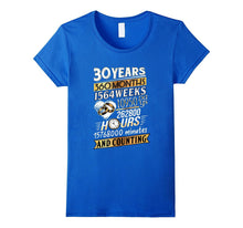30th Anniversary T-Shirt 30 Years Wedding Marriage Gift