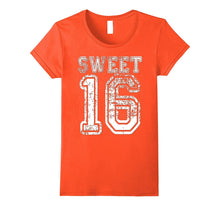 16th Birthday Shirt Gift Teen Sweet Sixteen 16 Varsity Crack